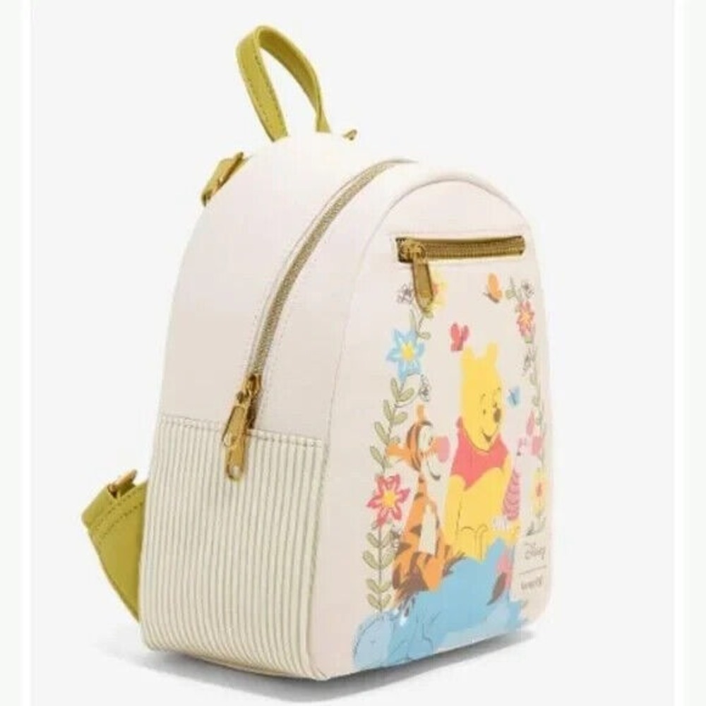 Loungefly Disney Winnie The Pooh Flowers Mini‎ Backpack - Picture 2 of 4